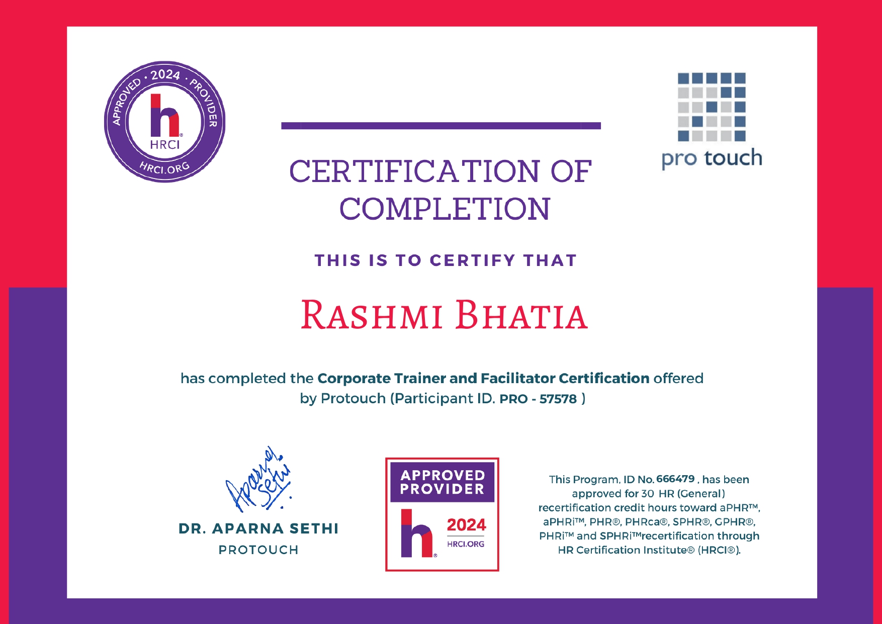 Certification 2