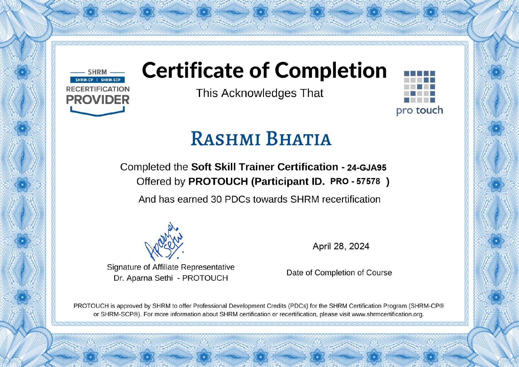 Certification 3